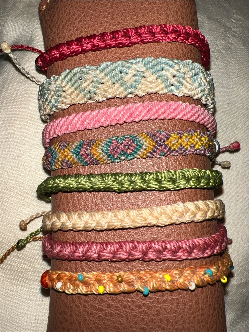 Pura Vida Multicolor Braided Bracelet Set of 8